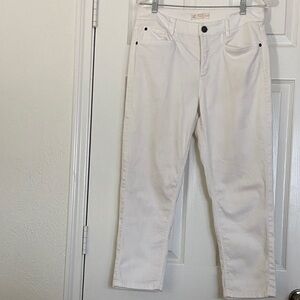 J. Jill Women's Off-White Ankle Jeans